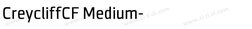 CreycliffCF Medium字体转换